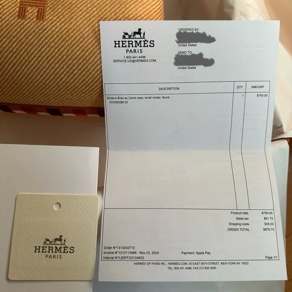 Hermes Bride-a-Brac au Carre case
Hermes Pouch Cosmetic Bag Travel - Picture 2 of 8